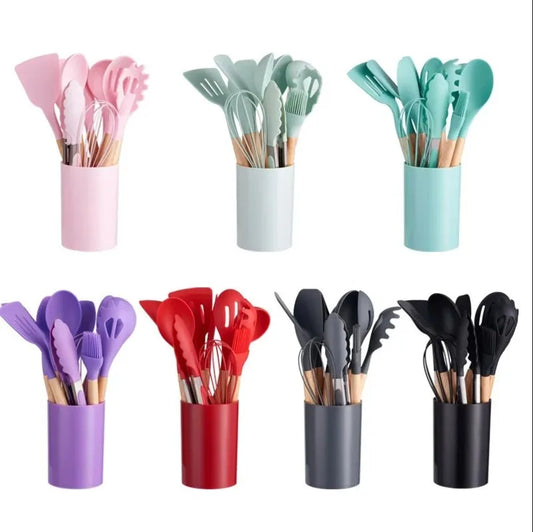Kit colheres de silicone