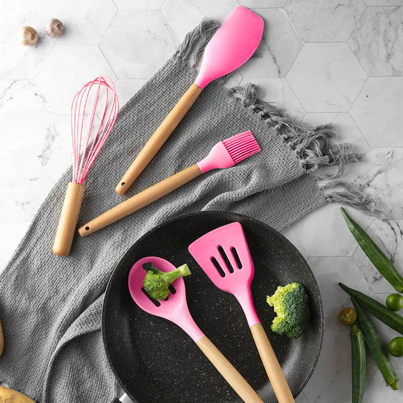 Kit colheres de silicone