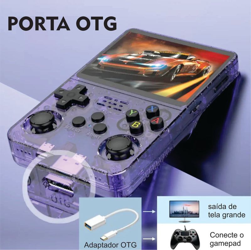 R36s Game Portátil Retrô