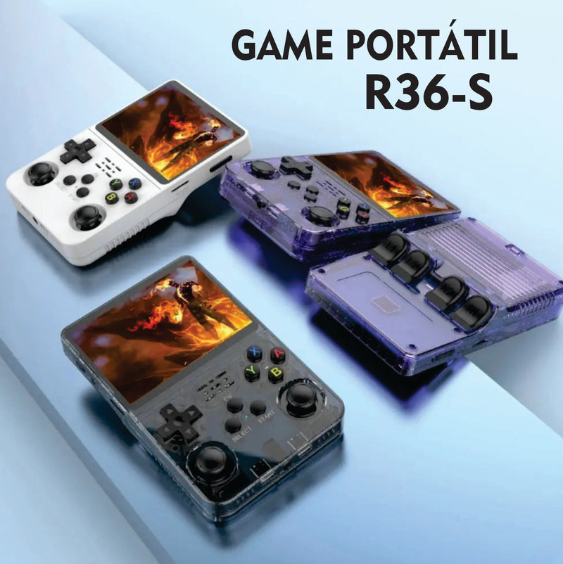 R36s Game Portátil Retrô